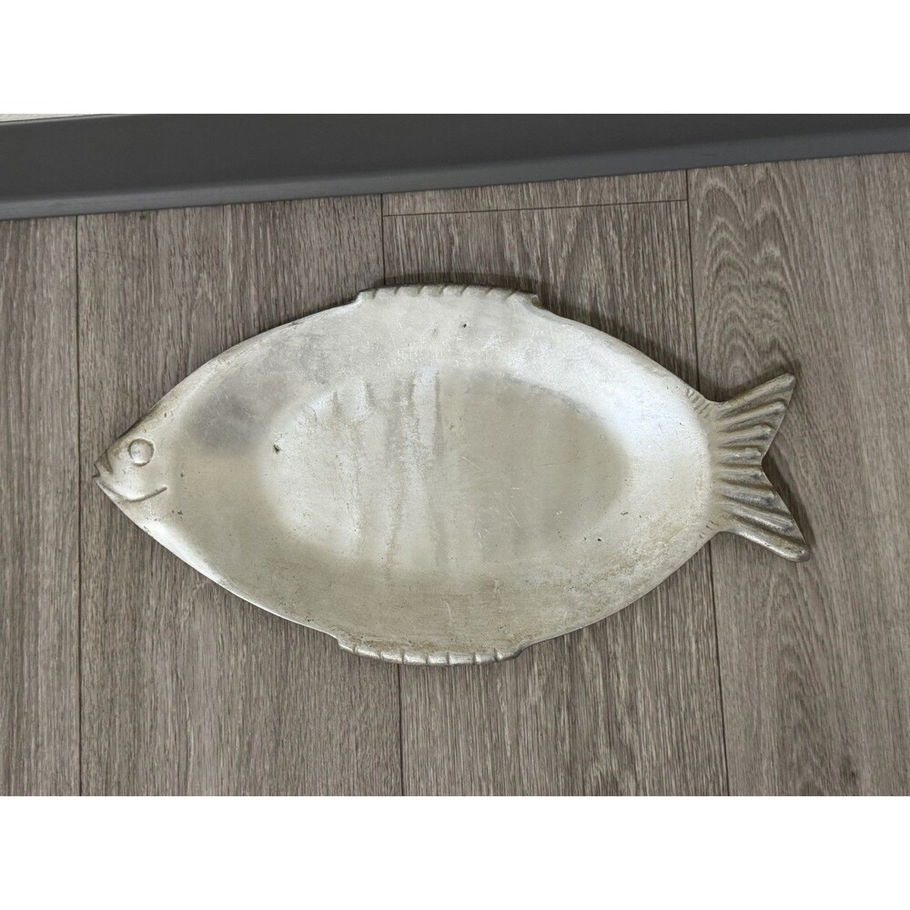 Pewtarex Metalware Fish Serving Platter Old Country Reproductions York PA
